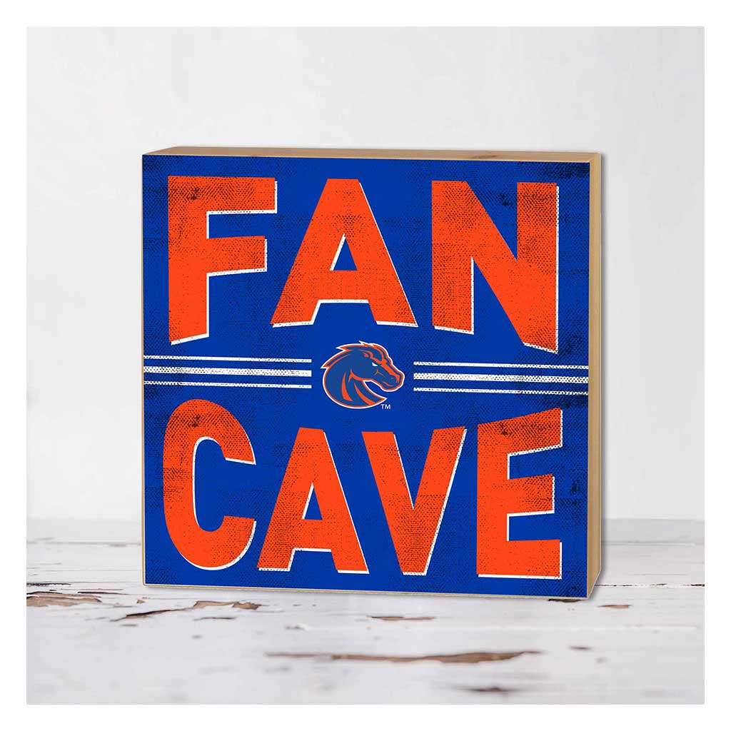 5x5 Block Fan Cave Boise State Broncos