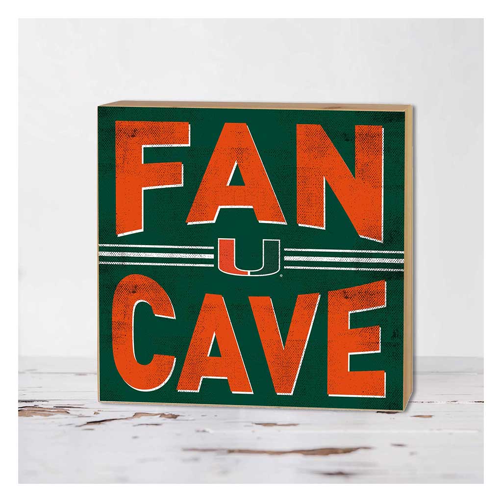 5x5 Block Fan Cave Miami Hurricanes