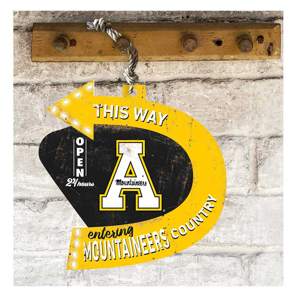 Arrow Sign This Way Appalachian State Mountaineers