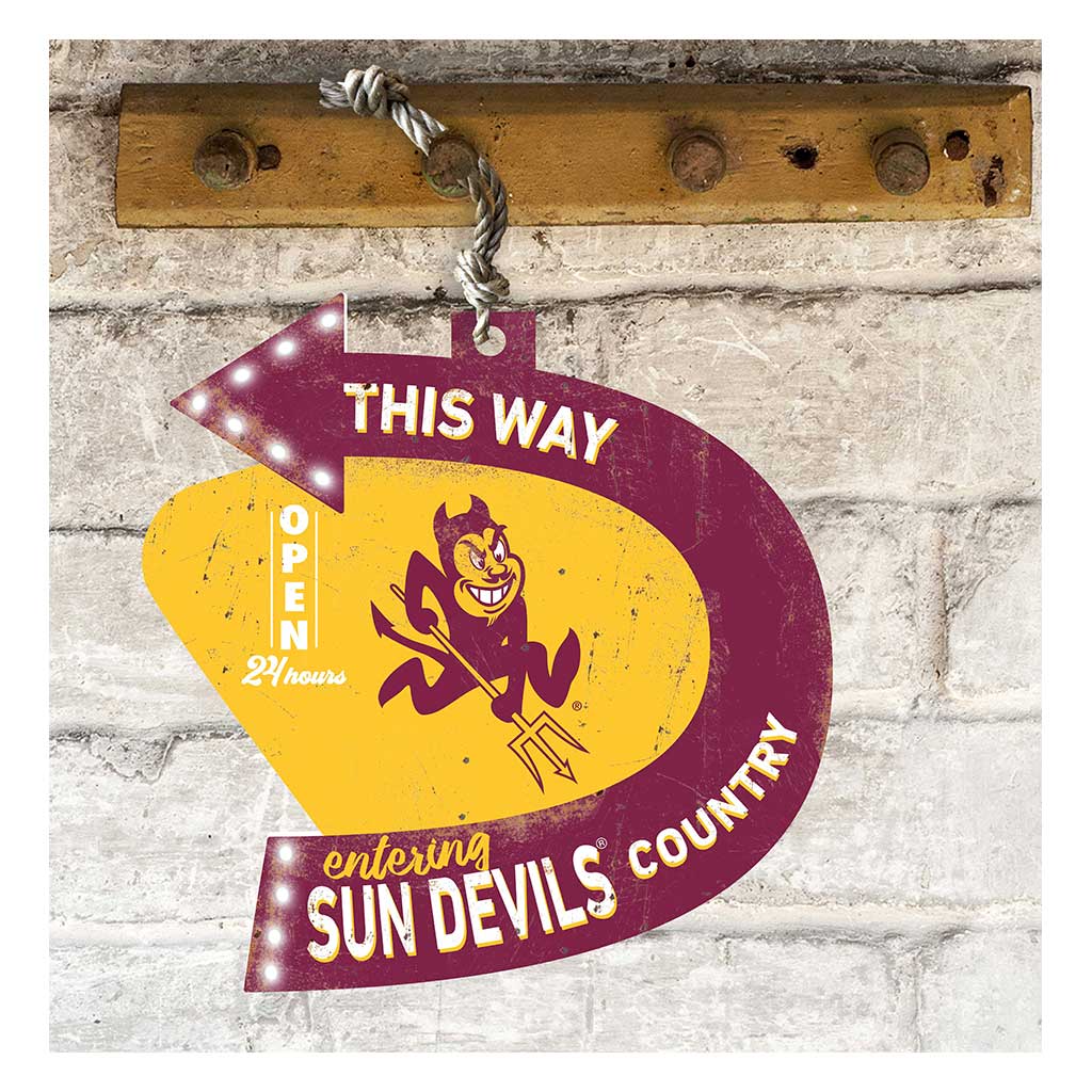 Arrow Sign This Way Arizona State Sun Devils