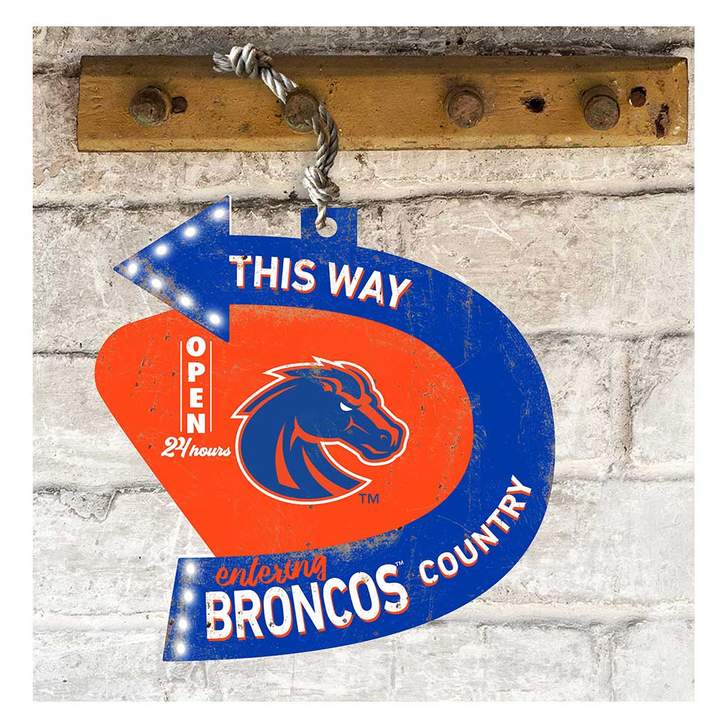 Arrow Sign This Way Boise State Broncos