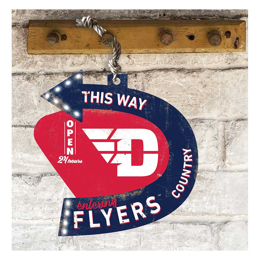 Arrow Sign This Way Dayton Flyers
