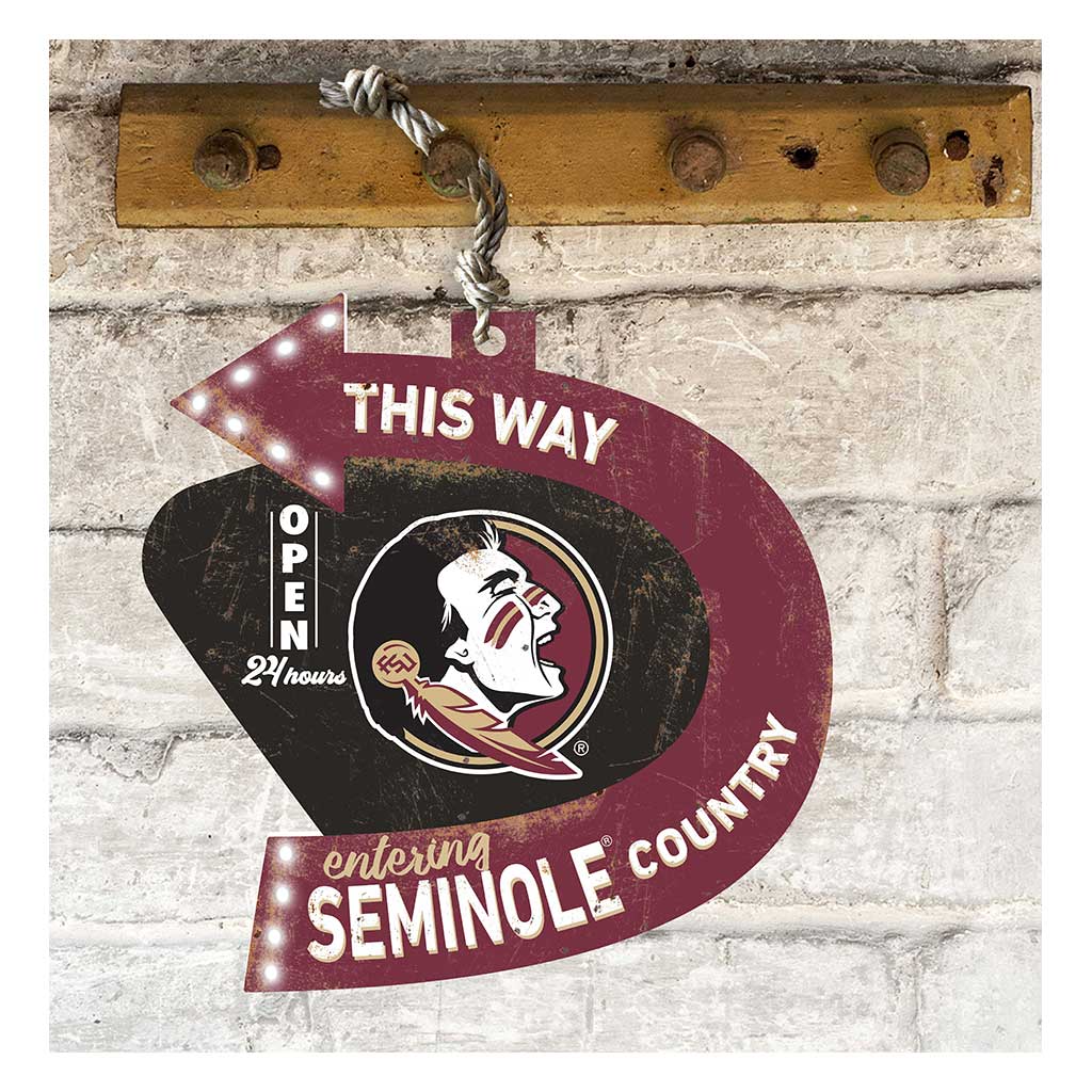 Arrow Sign This Way Florida State Seminoles