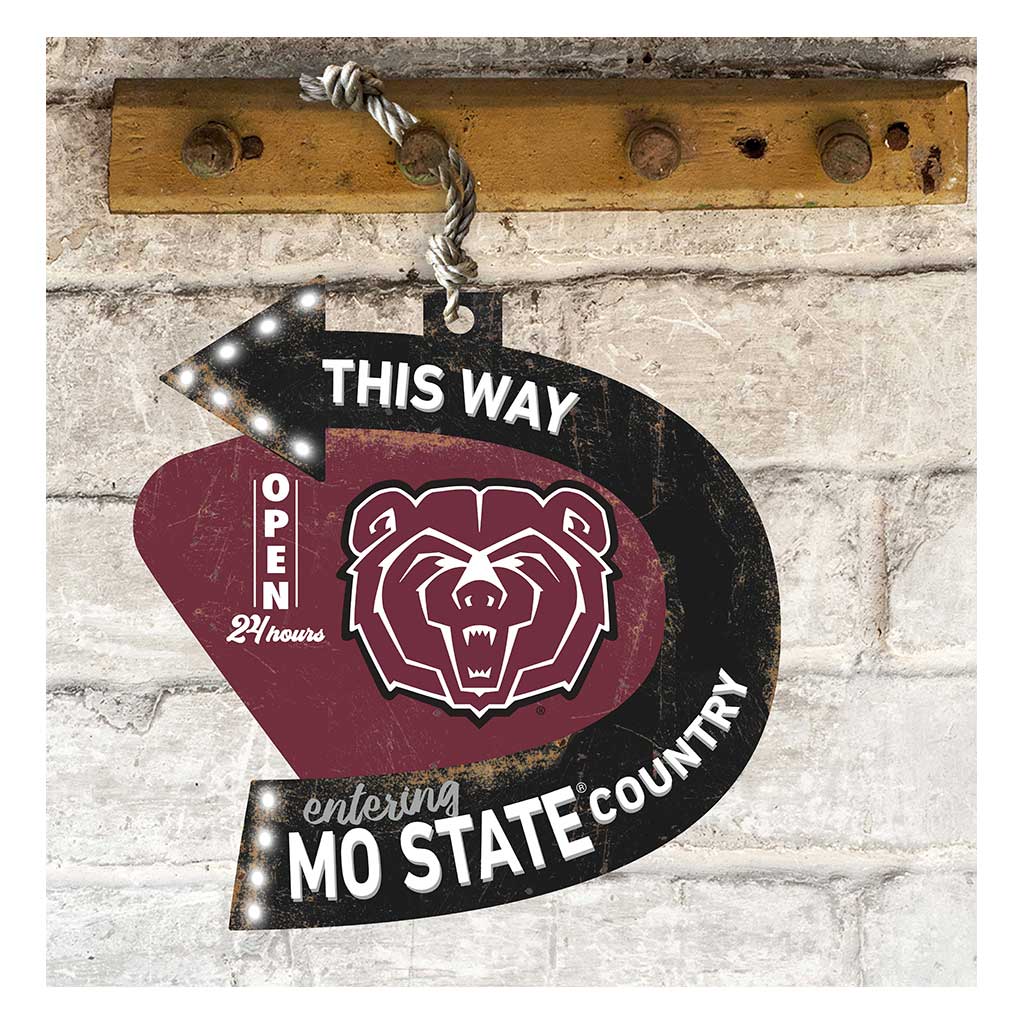 Arrow Sign This Way Missouri State Bears
