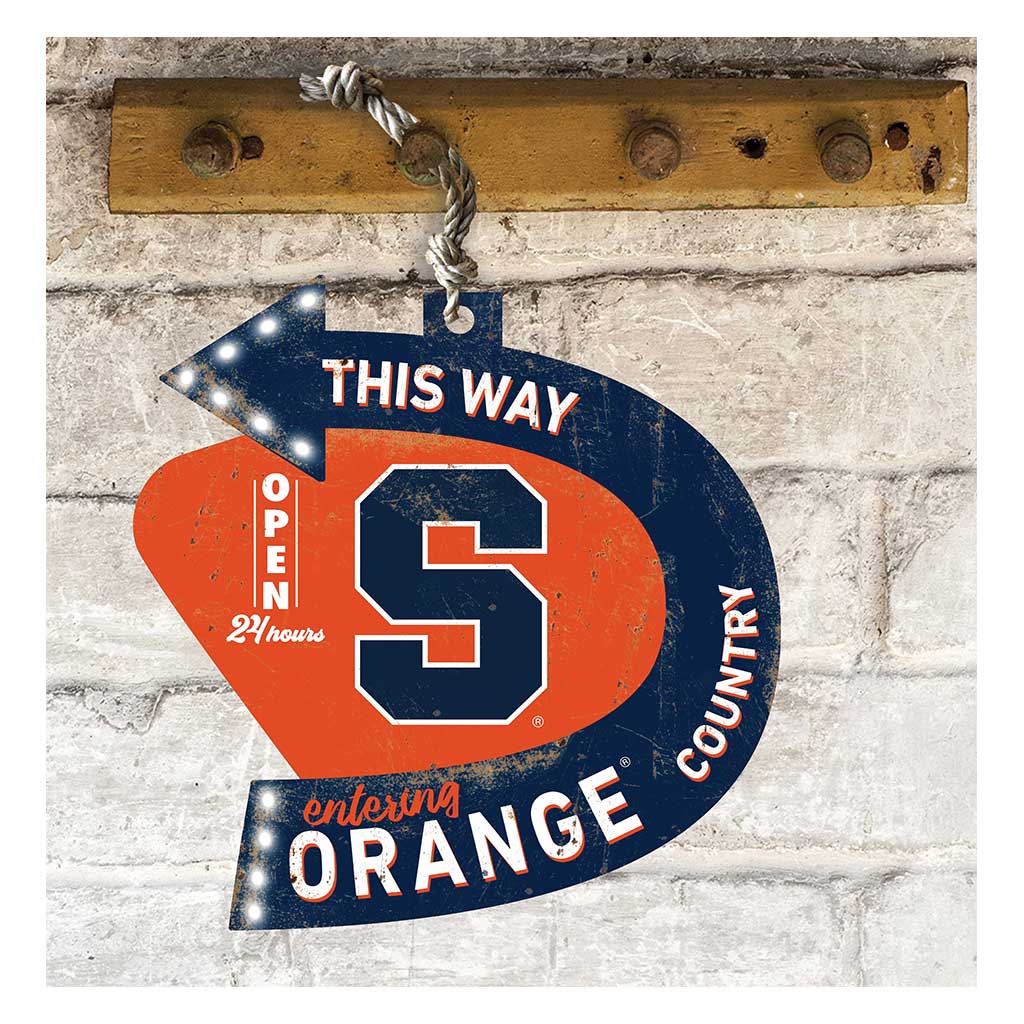 Arrow Sign This Way Syracuse Orange