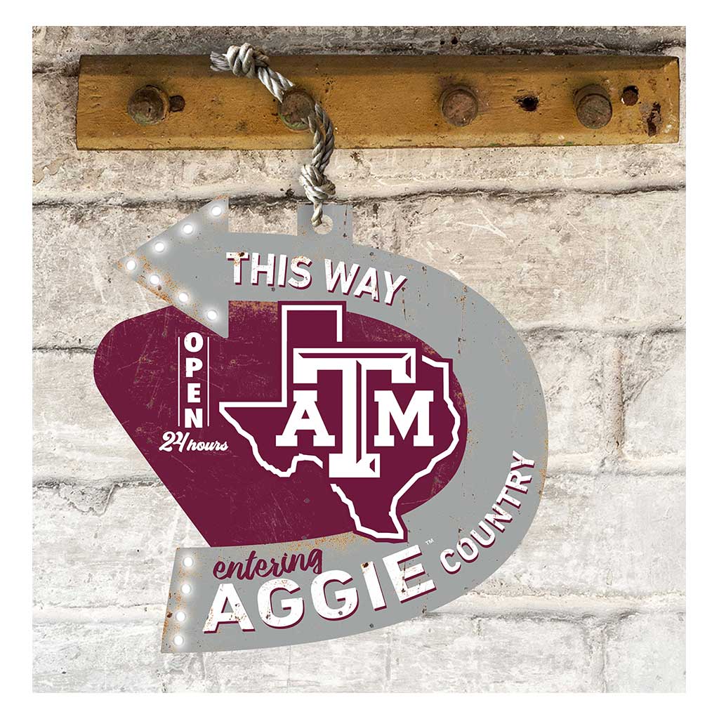 Arrow Sign This Way Texas A&M Aggies