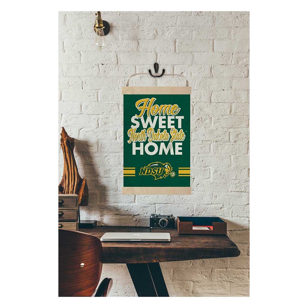 Reversible Banner Signs Home Sweet Home North Dakota State Bison