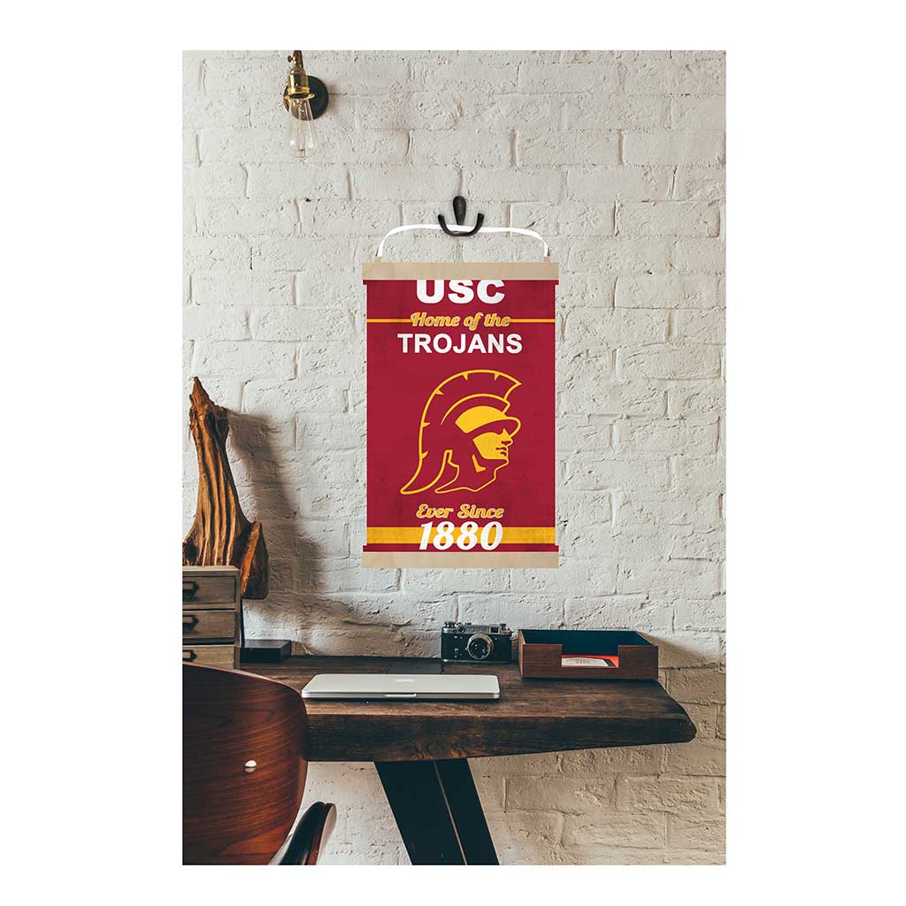 Reversible Banner Sign Home of the Southern California Trojans