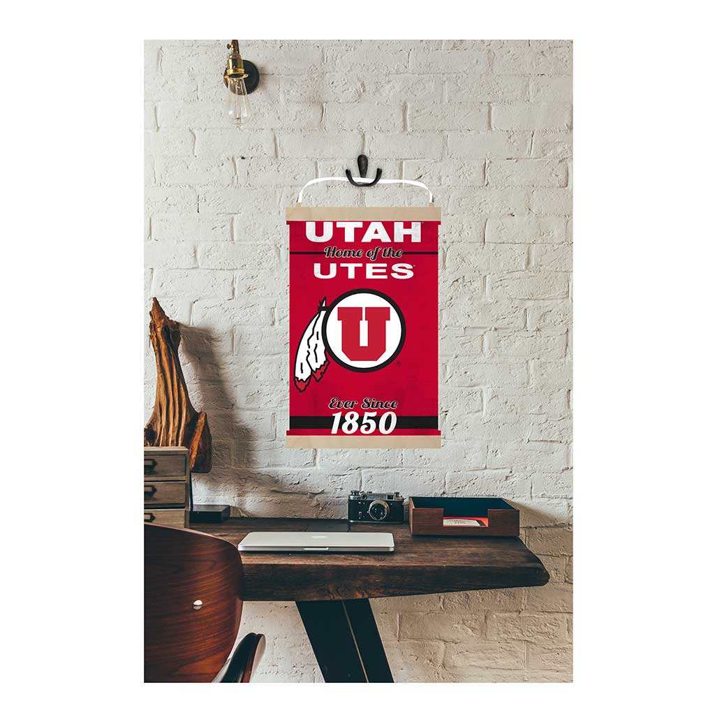 Reversible Banner Sign Home of the Utah Running Utes