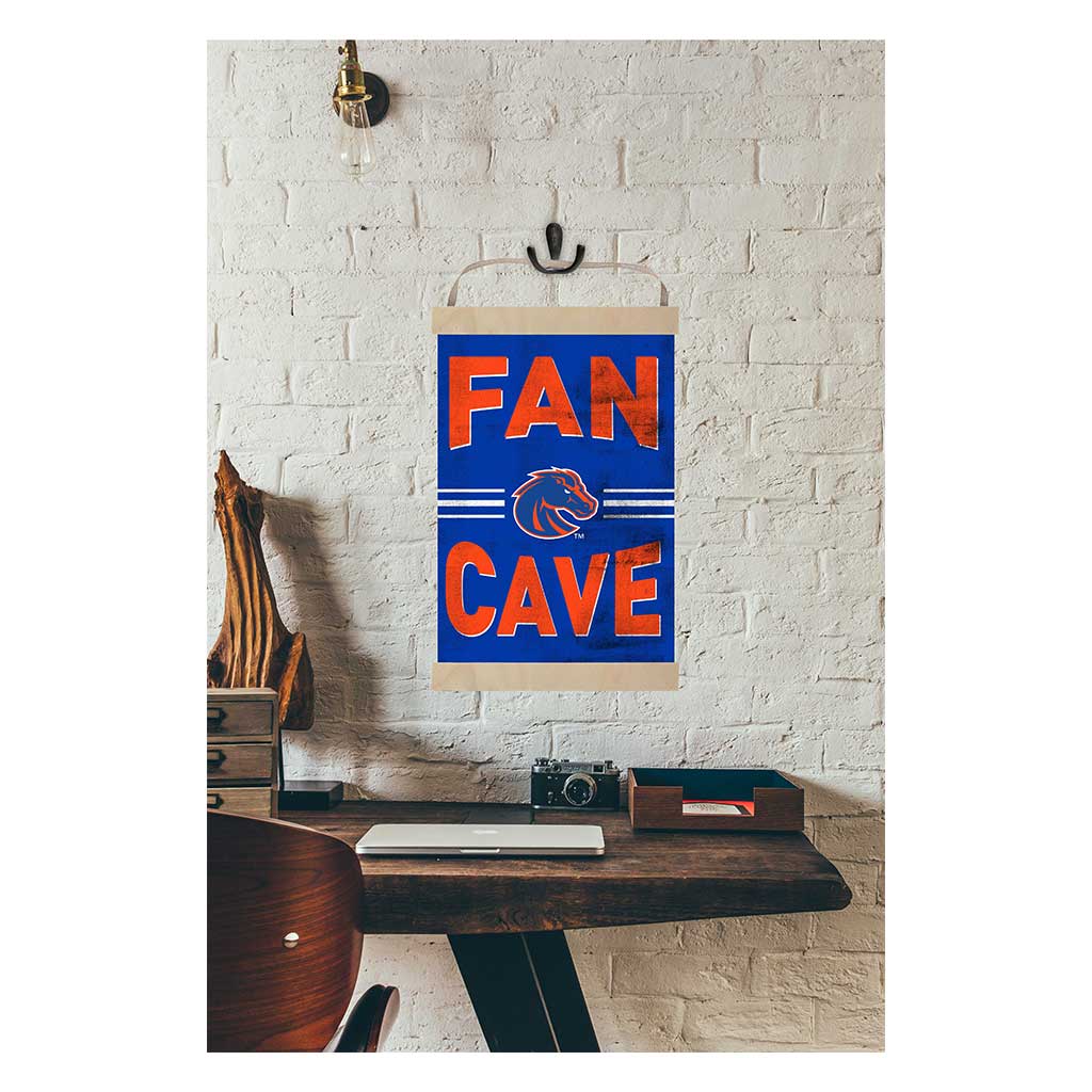 Reversible Banner Sign Fan Cave Boise State Broncos