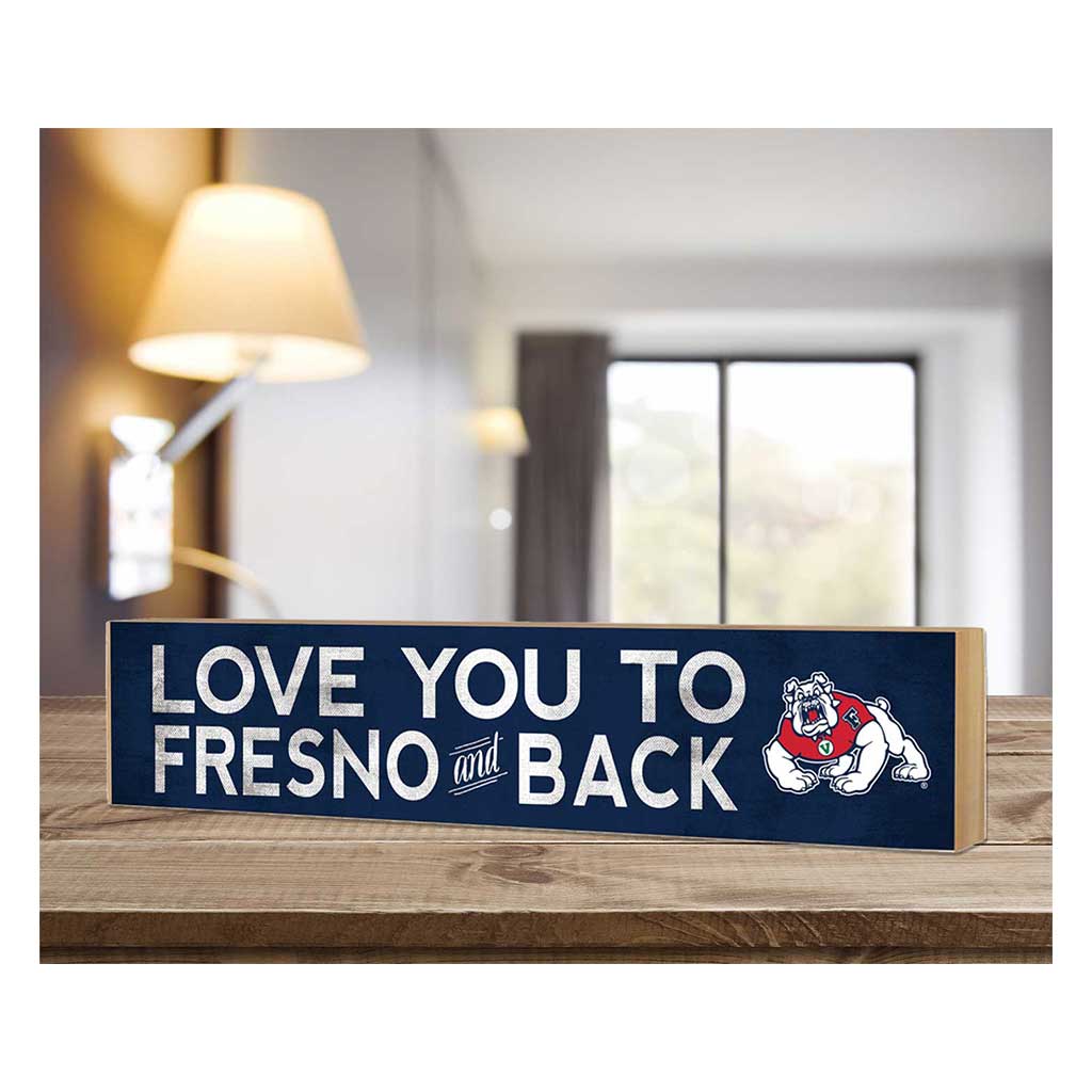 3x13 Block Love you to Fresno State Bulldogs