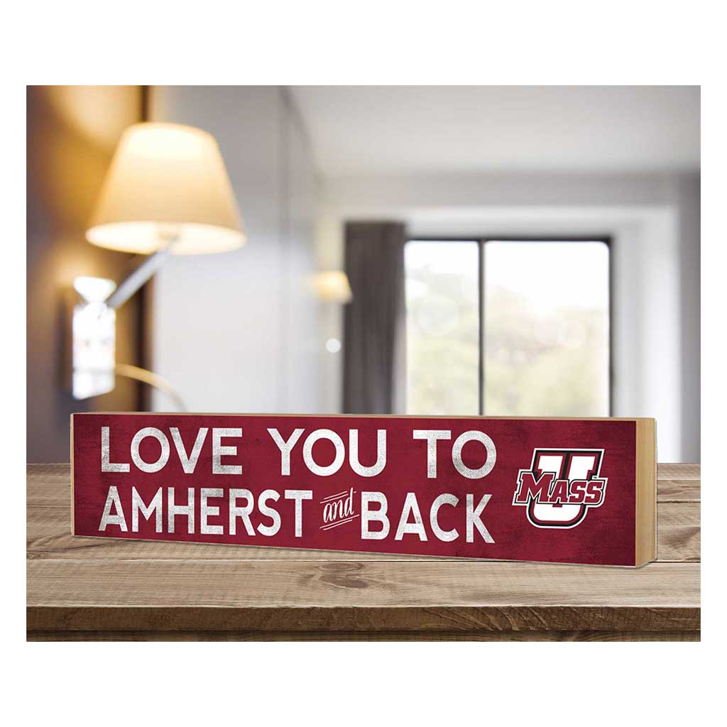 3x13 Block Love you to UMASS Amherst Minutemen