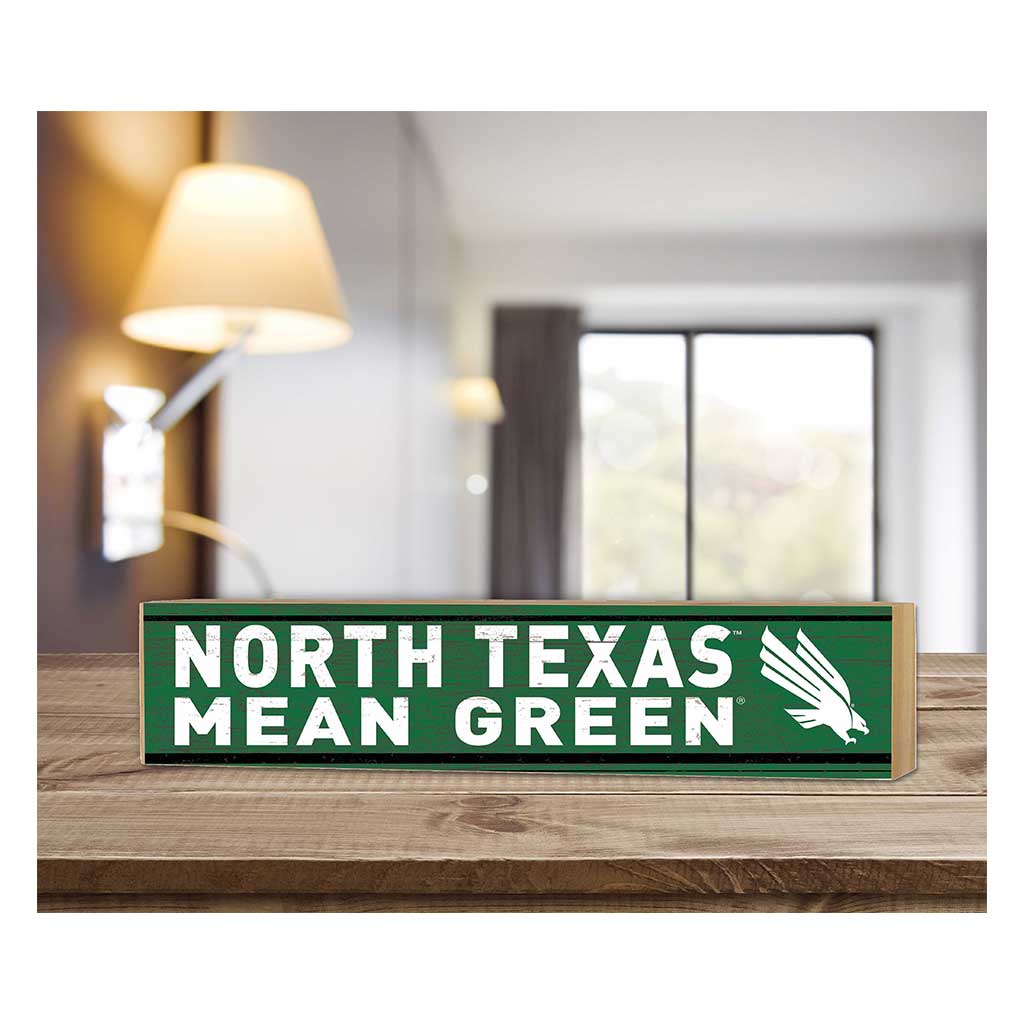 3x13 Block Team Spirit North Texas Mean Green