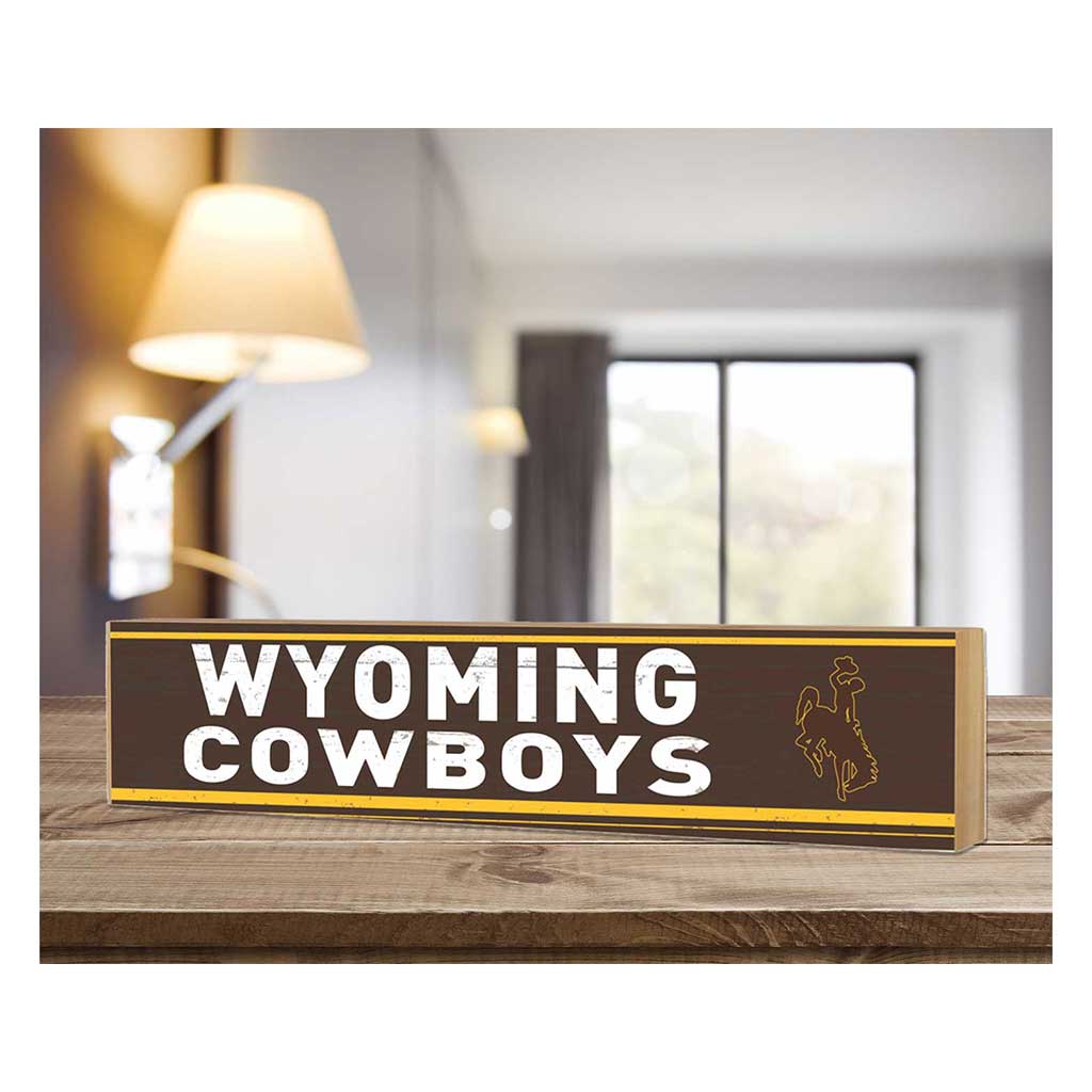 3x13 Block Team Spirit Wyoming Cowboys