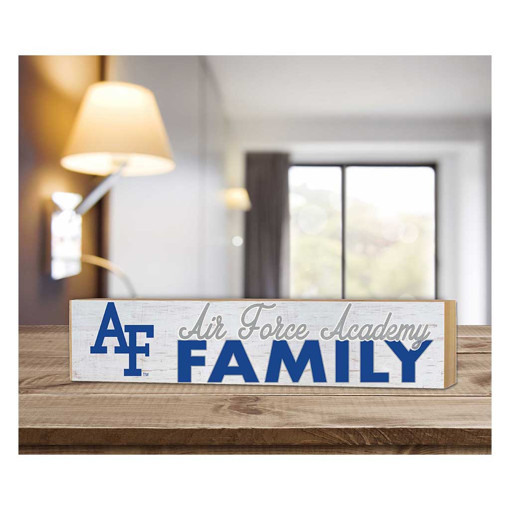 3x13 Block Weathered Team Family Air Force Academy Falcons