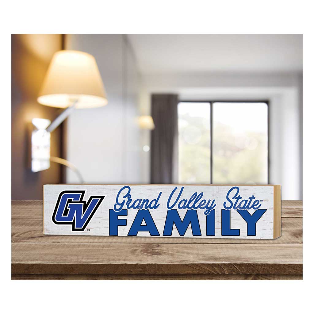 3x13 Block Weathered Team Family Block Grand Valley State Lakers
