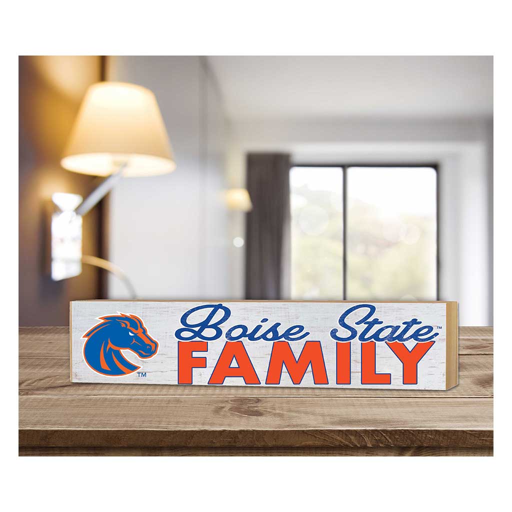 3x13 Block Weathered Team Family Block Boise State Broncos