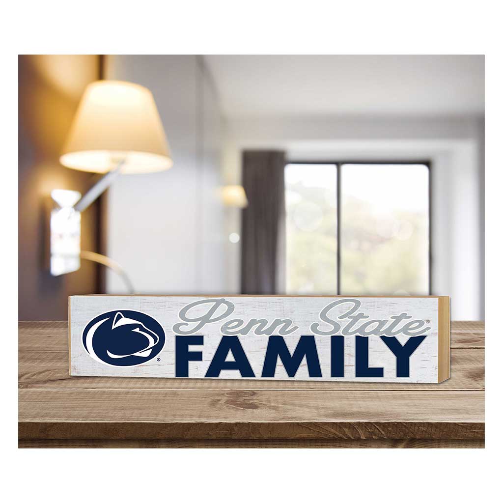 3x13 Block Weathered Team Family Block Penn State Nittany Lions