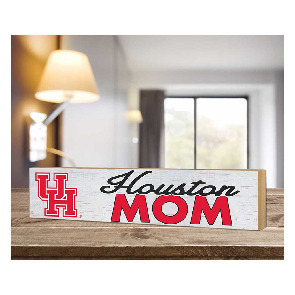3x13 Block Weathered Mom Houston Cougars