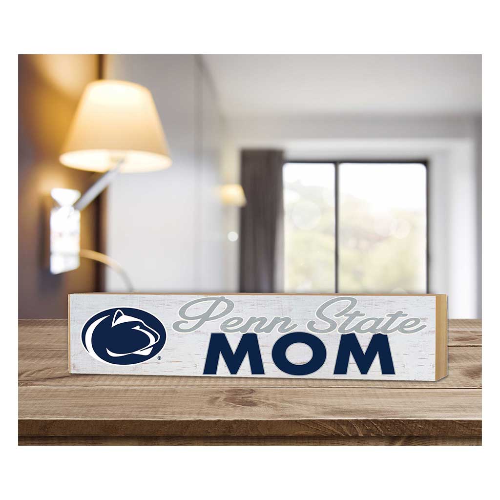 3x13 Block Weathered Mom Penn State Nittany Lions