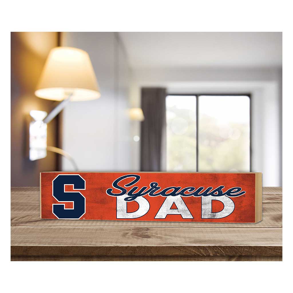 3x13 Block Colored With Logo Dad Syracuse Orange