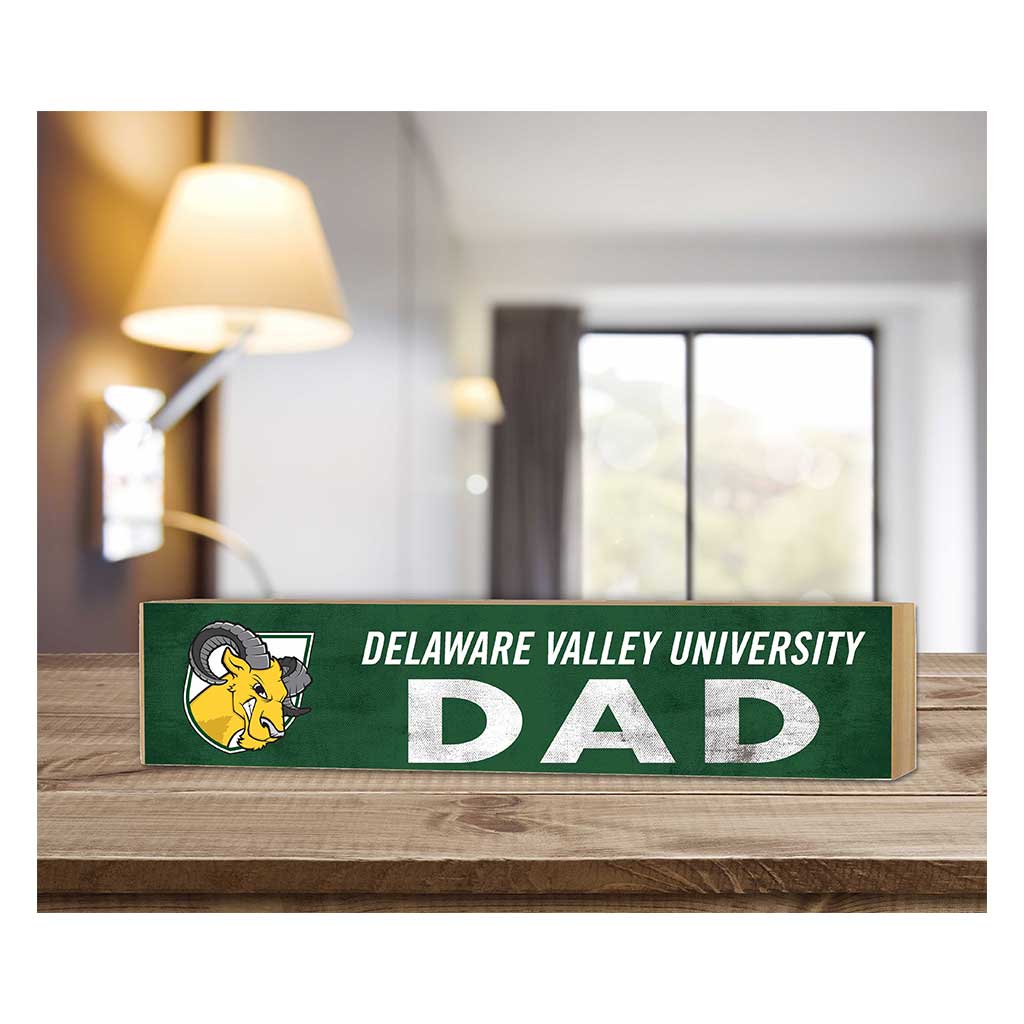 3x13 Block Colored With Logo Dad Delaware Valley University Aggies