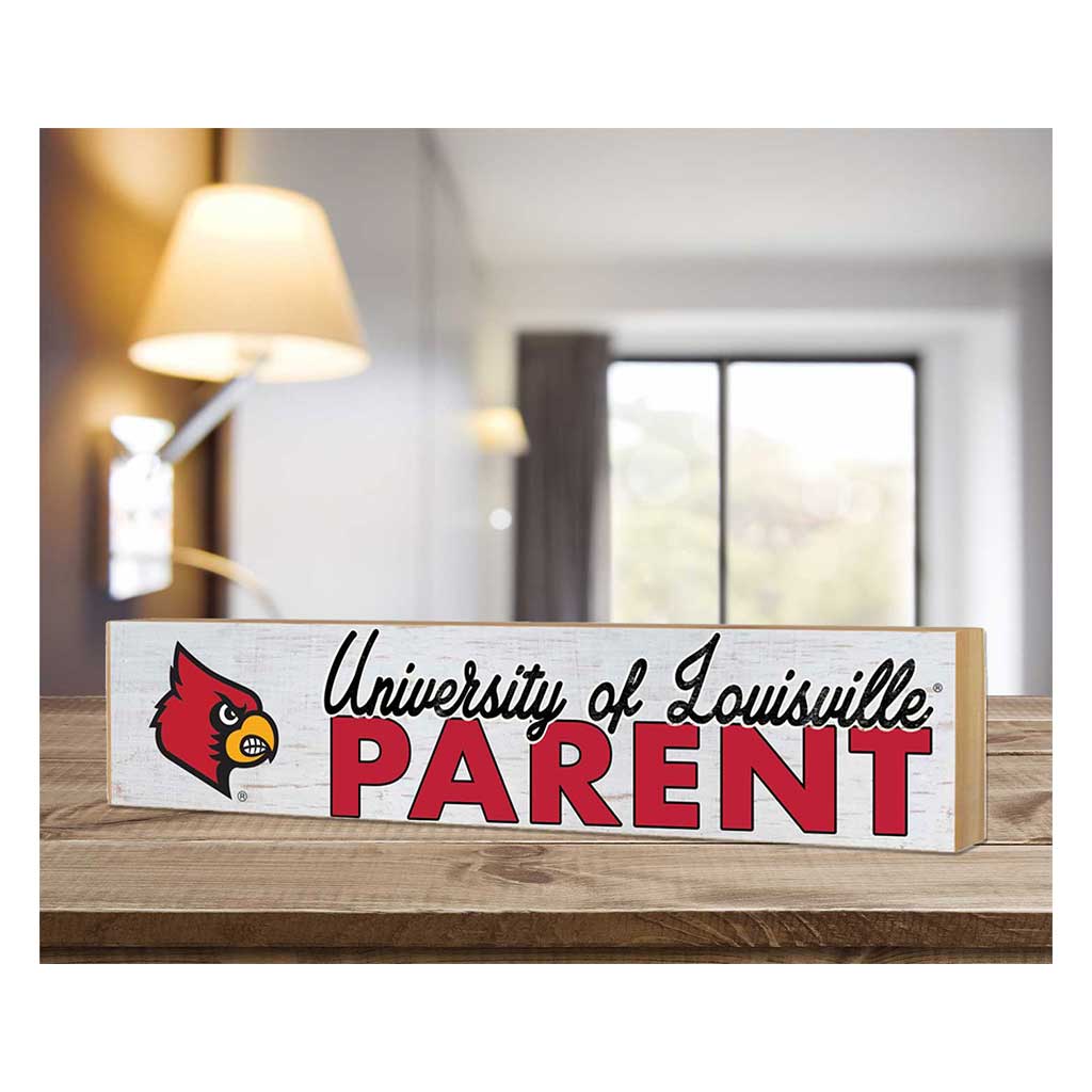 3x13 Block Weathered Parents Louisville Cardinals