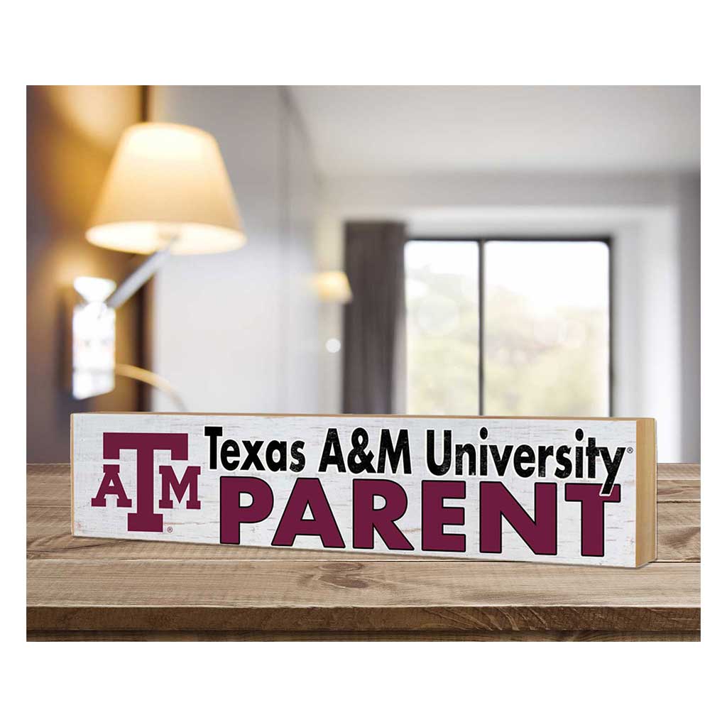 3x13 Block Weathered Parents Texas A&M Aggies