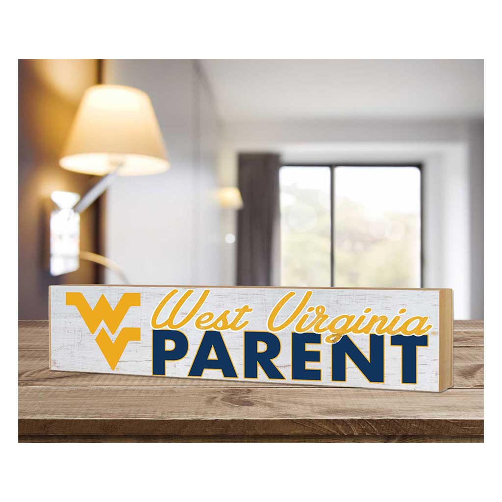 3x13 Block Weathered Parents West Virginia Mountaineers