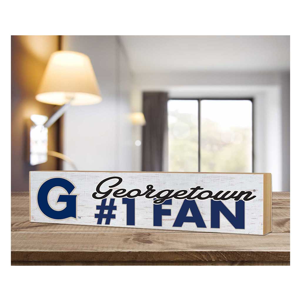 3x13 Block Weathered #1 Fan Georgetown Hoyas