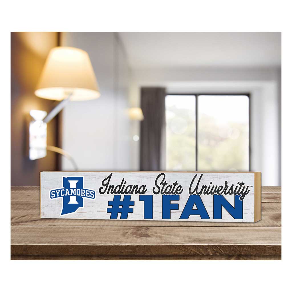 3x13 Block Weathered #1 Fan Indiana State Sycamores