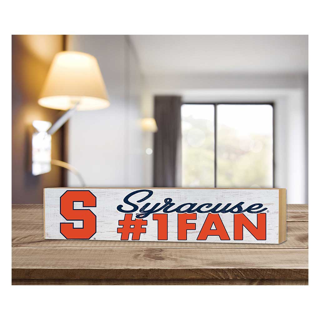 3x13 Block Weathered #1 Fan Syracuse Orange