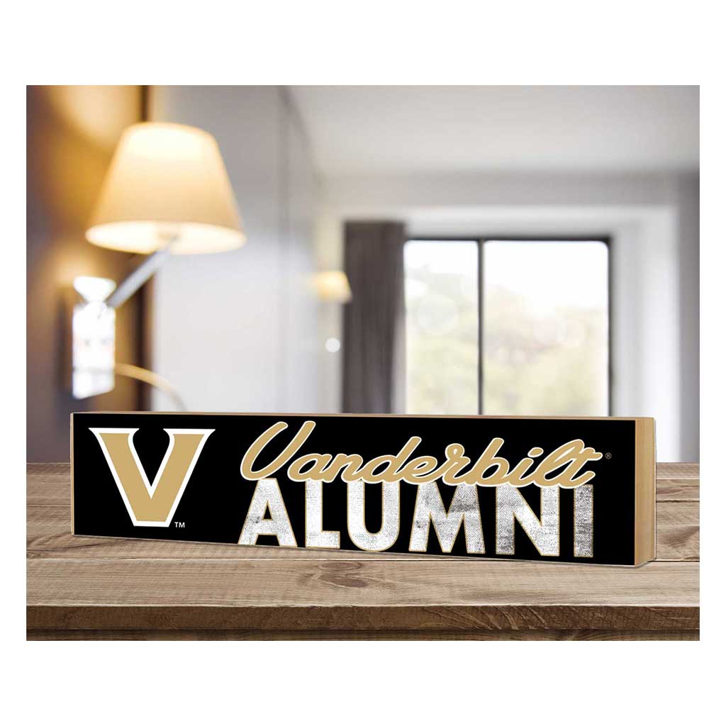 3x13 Block Team Logo Alumni Vanderbilt Commodores