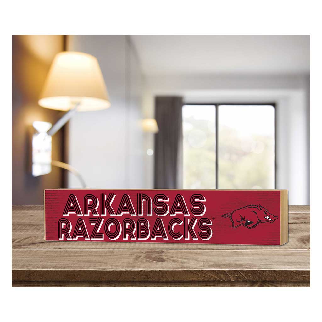 3x13 Block Good Vibes Team Arkansas Razorbacks
