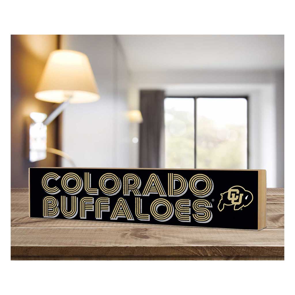 3x13 Block Good Vibes Team Colorado (Boulder) Buffaloes