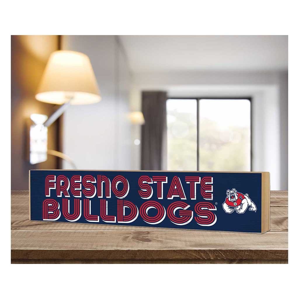 3x13 Block Good Vibes Team Fresno State Bulldogs