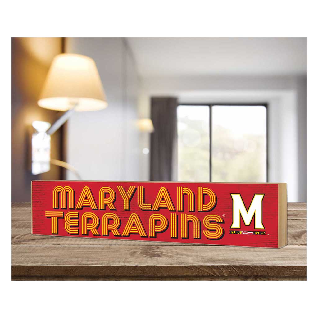 3x13 Block Good Vibes Team Maryland Terrapins
