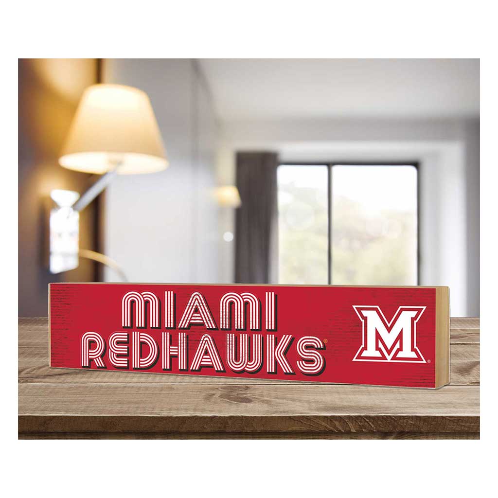 3x13 Block Good Vibes Team Miami of Ohio Redhawks