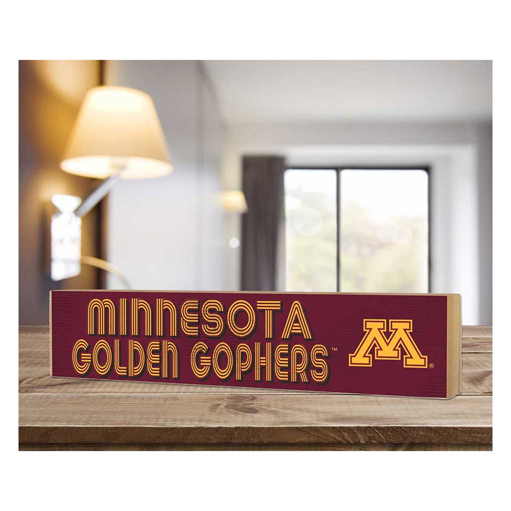 3x13 Block Good Vibes Team Minnesota Golden Gophers
