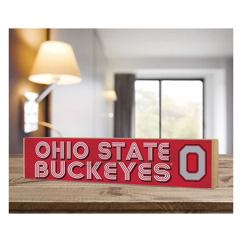 3x13 Block Good Vibes Team Ohio State Buckeyes