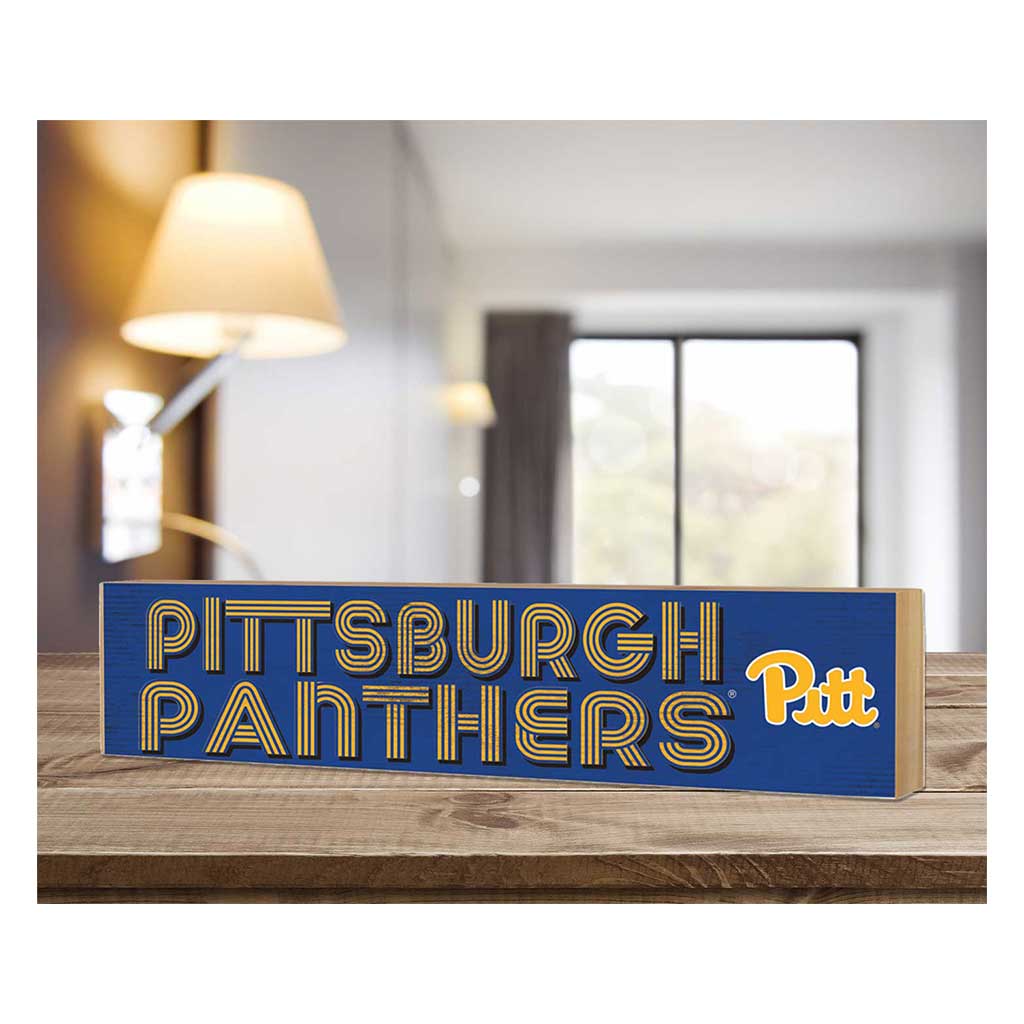 3x13 Block Good Vibes Team Pittsburgh Panthers