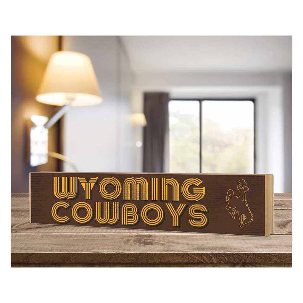 3x13 Block Good Vibes Team Wyoming Cowboys