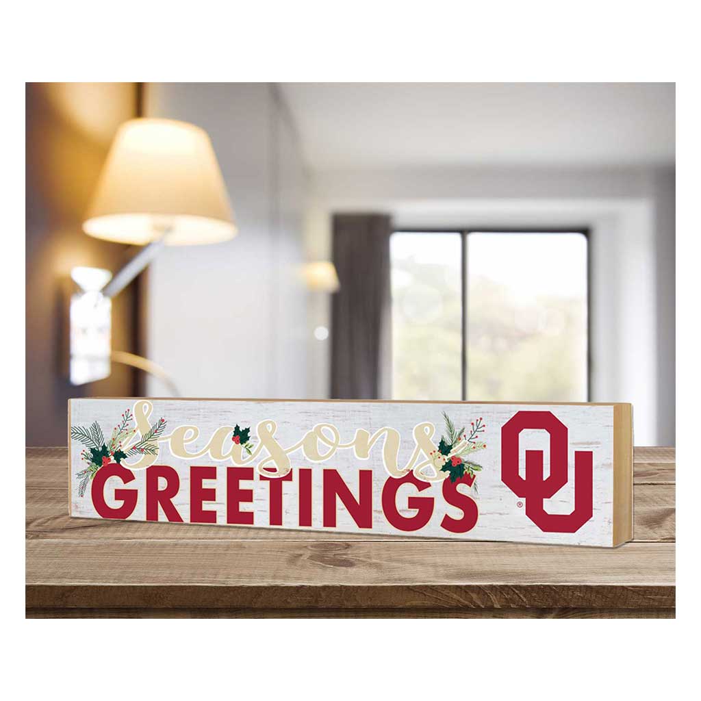3x13 Block Seasons Greetings Oklahoma Sooners
