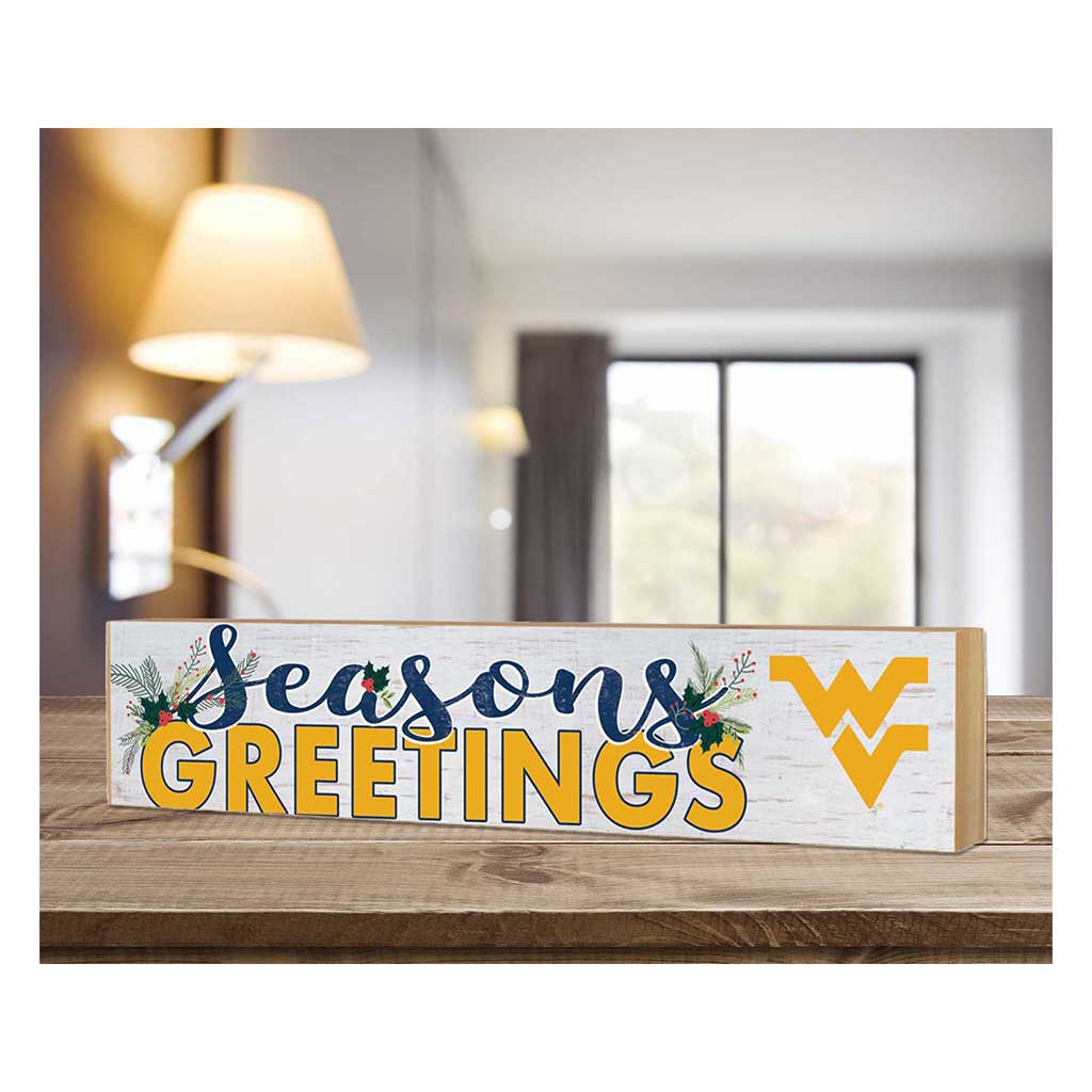 3x13 Block Seasons Greetings West Virginia Mountaineers