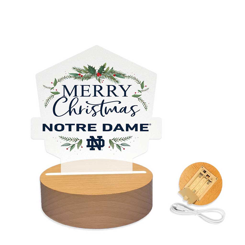 Holiday Acrylic Light Up Bundle Notre Dame Fighting Irish