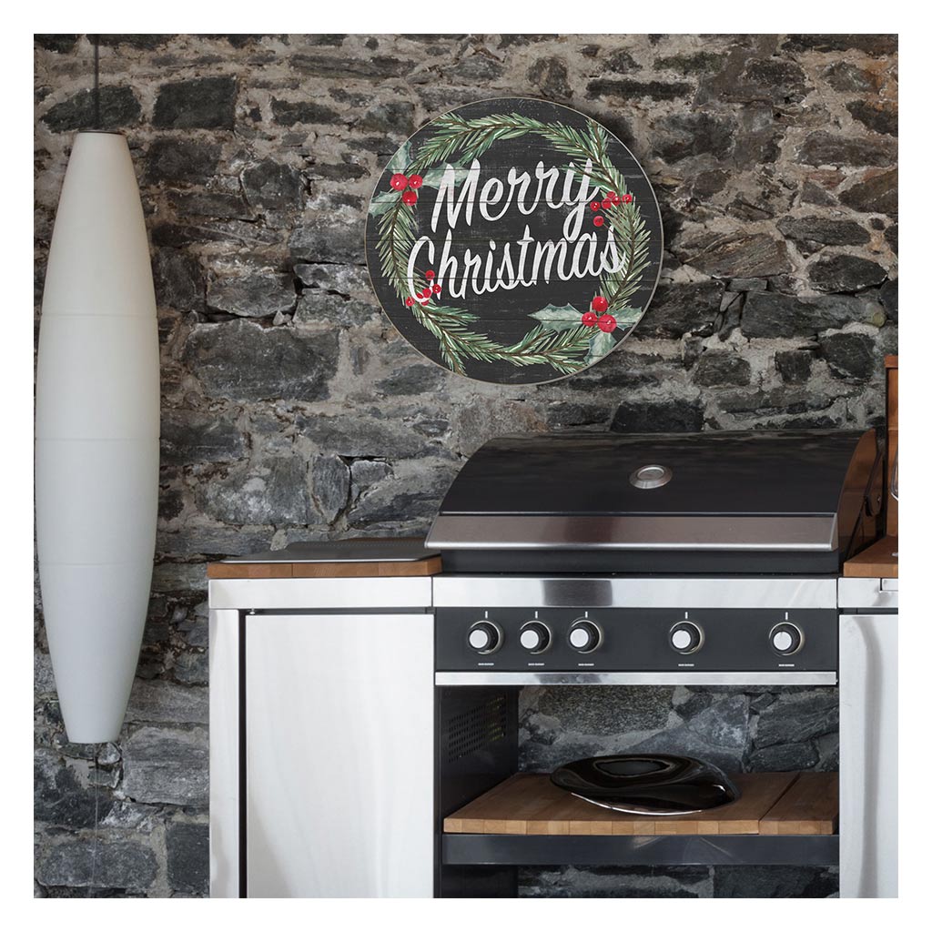20X20 Indoor Outdoor Merry Christmas Circle Sign
