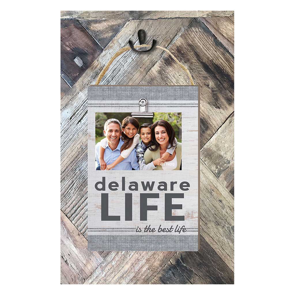 Delaware Life Hanging Clip Photo Frame