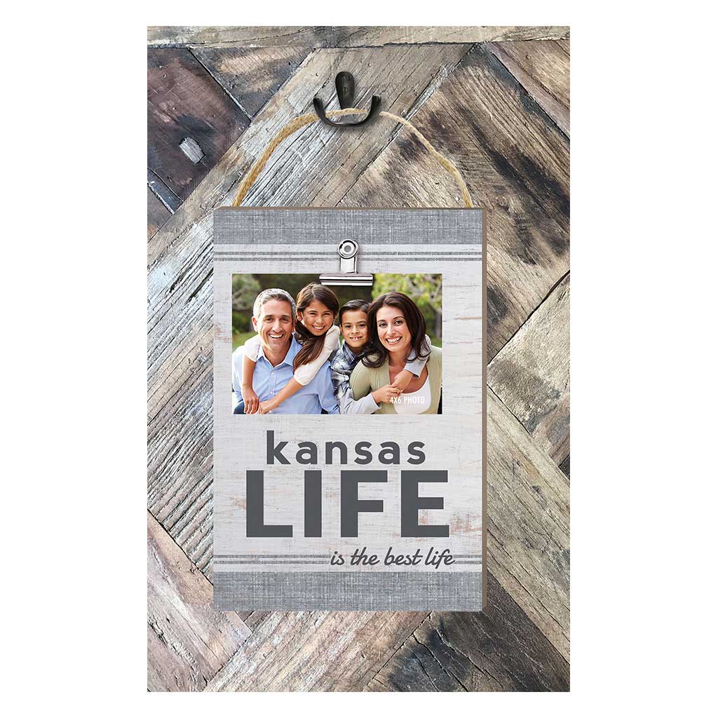 Kansas Life Hanging Clip Photo Frame