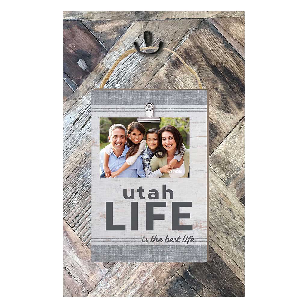 Utah Life Hanging Clip Photo Frame