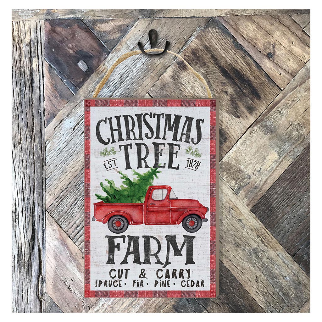 8x12 Christmas Tree Farm Hanging Sign